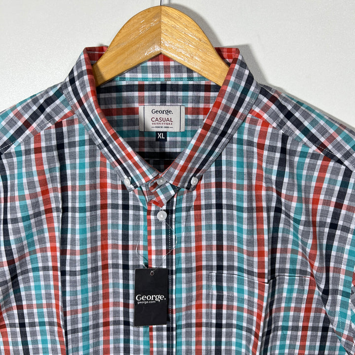 GEORGE BUTTON DOWN HALF SLEEVES SHIRT BRAND NEW