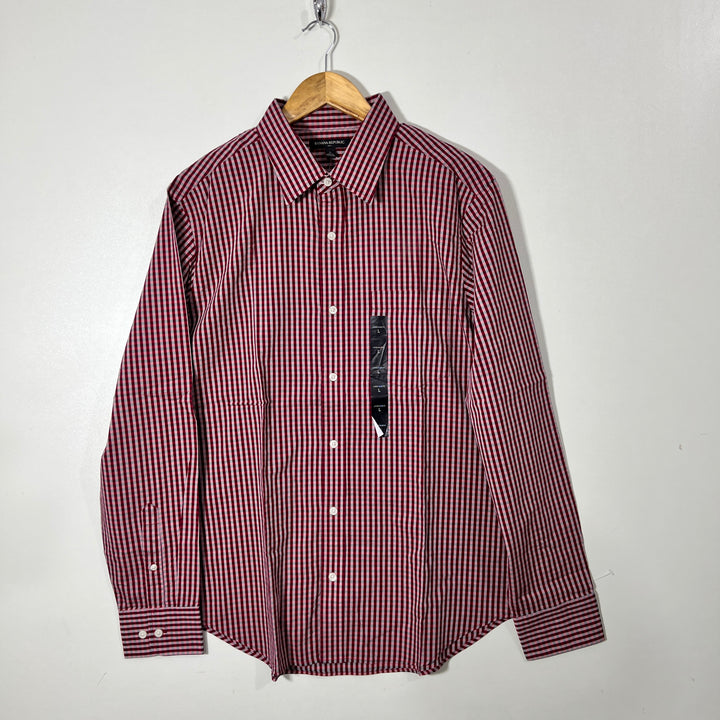 BANANA REPUBLIC SEMI FORMAL CHECKERED SHIRT