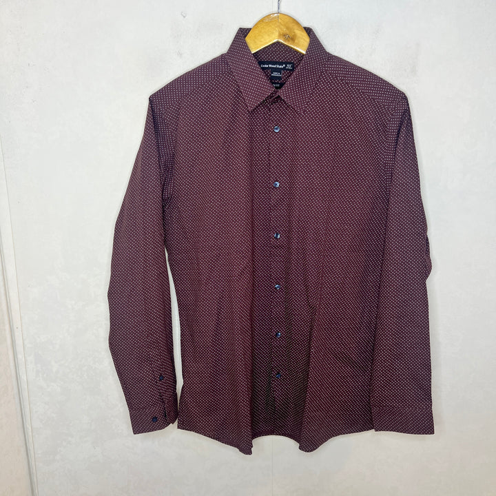 CEDAR WOOD STATE SLIM FIT CASUAL COTTON SHIRT