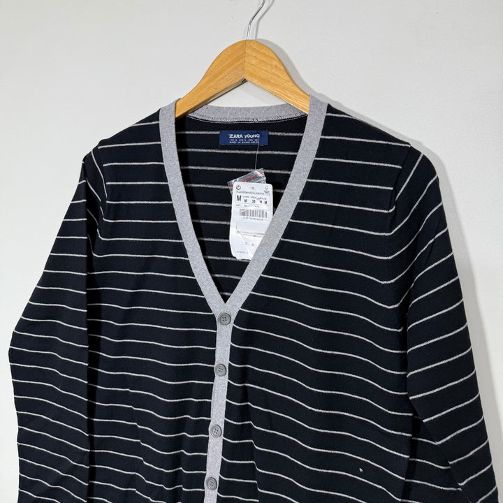 ZARA CARDIGAN COTTON SWEATER BRAND NEW