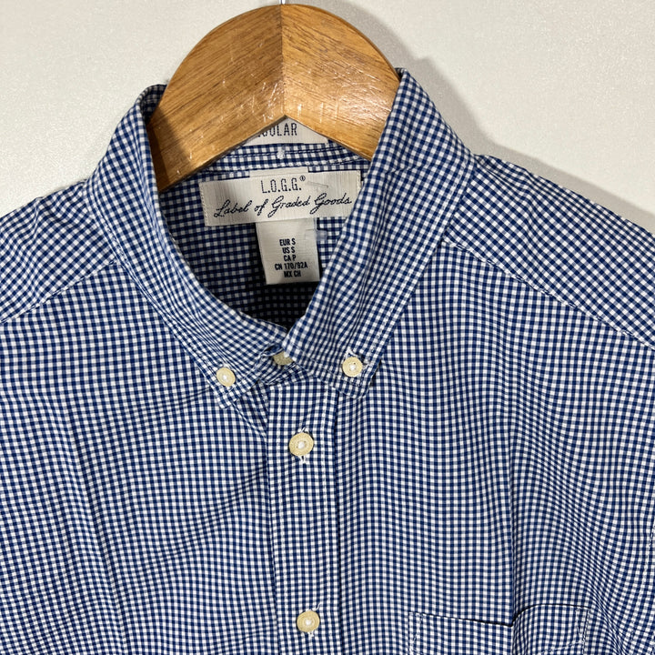H&M REGULAR FIT BUTTON DOWN CHECKERED SHIRT