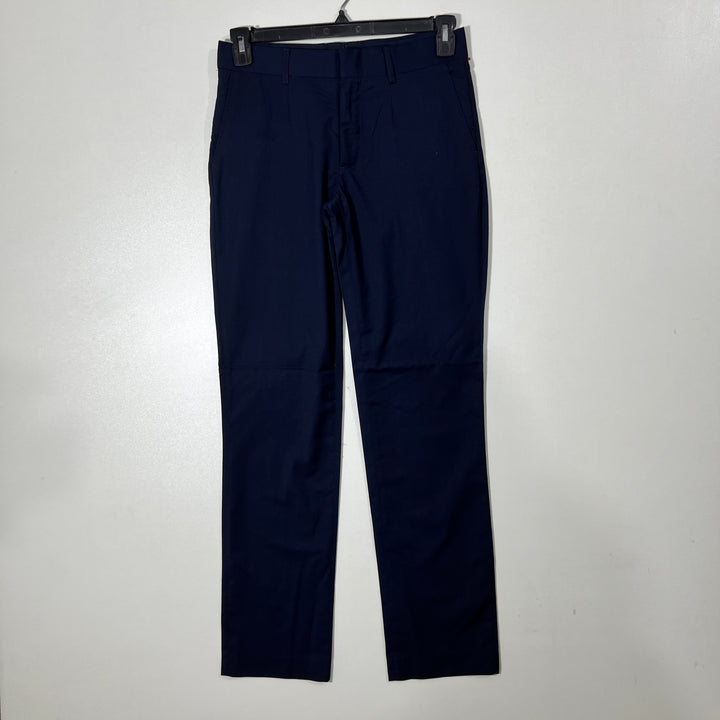 H&M STRAIGHT FIT DRESS PANT WITHOUT STRETCH DARK BLUE COLOUR