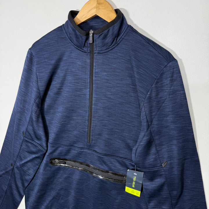TEK GEAR HALF ZIP SPORT PULLOVER BRAND NEW INNER FLEECE