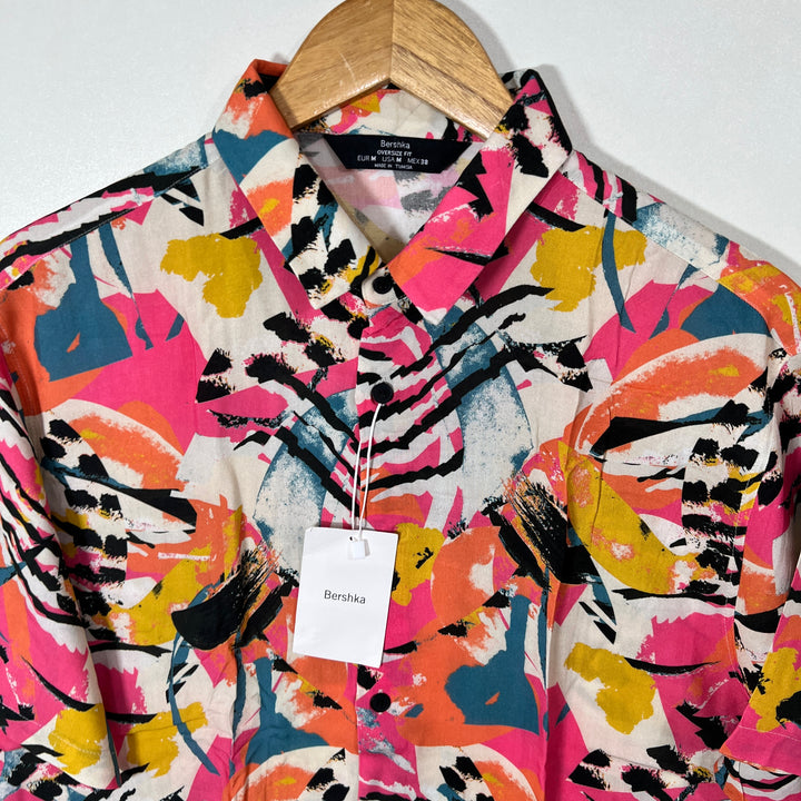 BERSHKA HALF SLEEVES HAWAI SHIRT BRAND NEW
