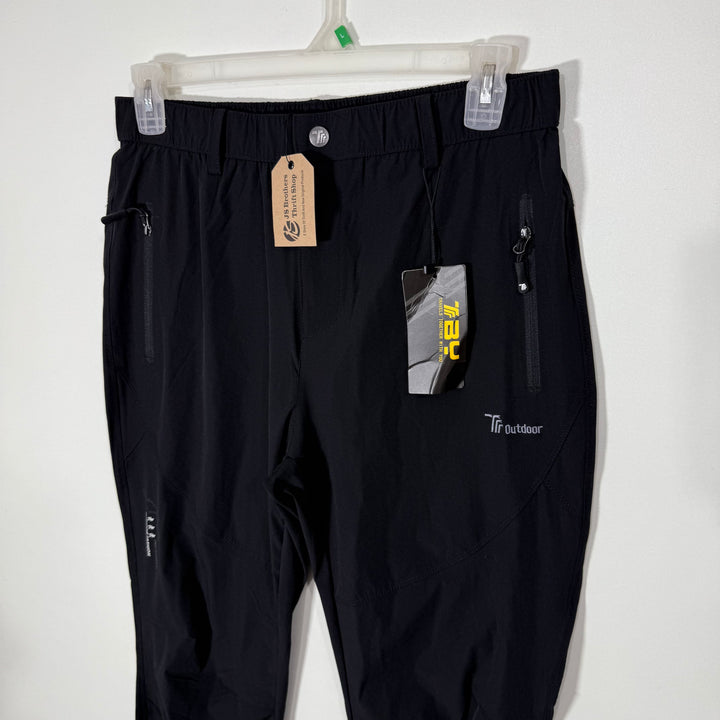 TRAVELS TOGETHER WITH YOU OUTDOOR SPORTS SLIM FIT HYBRID PARACHUTE SPORT TROUSER BRAND NEW WITH SIDE ZIP POCKETS BLACK COLOUR