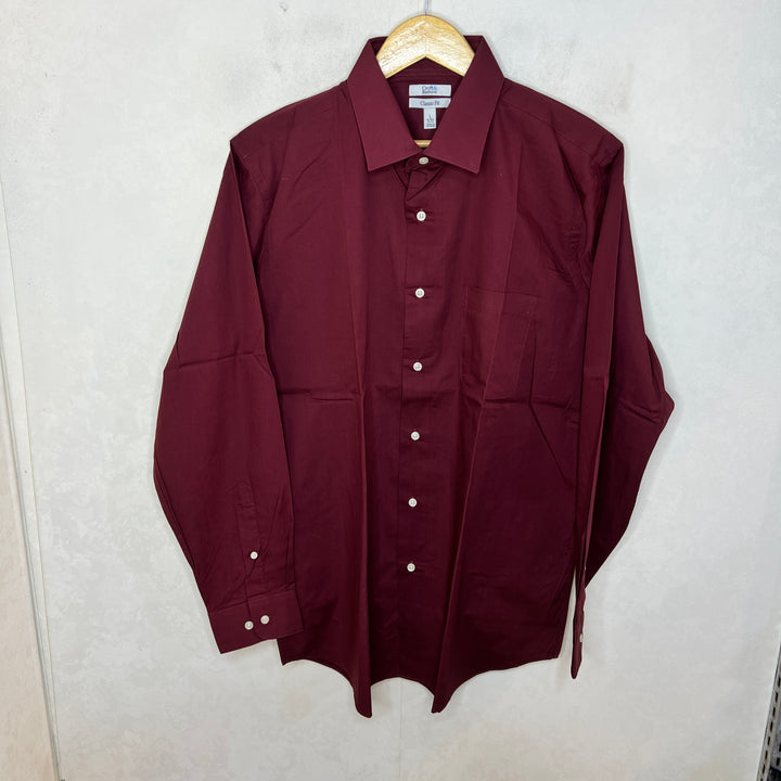 CROFT & BARROW CLASSIC FIT FORMAL COTTON SHIRT
