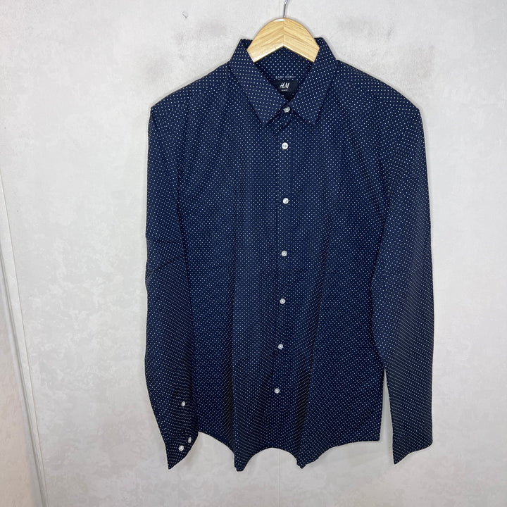 H&M EASY IRON SLIM FIT COTTON SHIRT