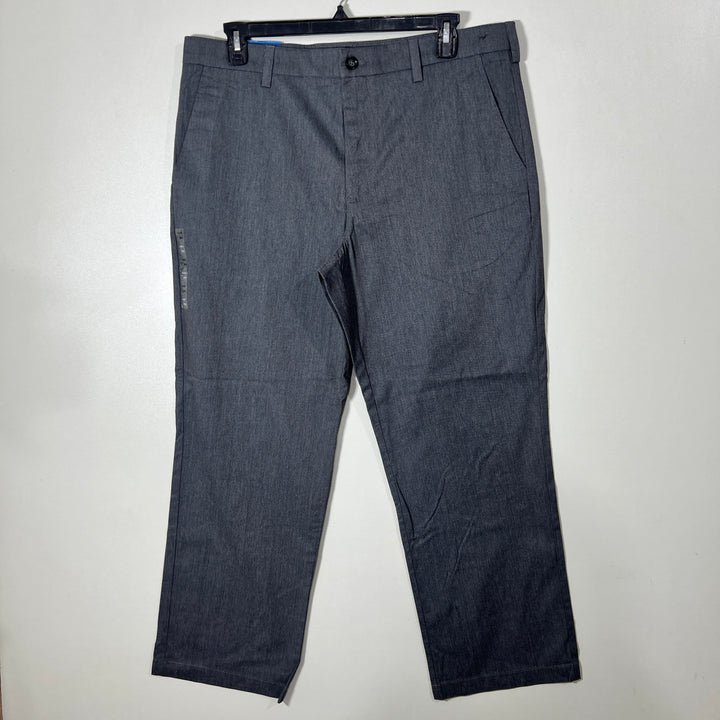CROFT & BARROW CLASSIC FIT EASY CARE STRETCH WAISTBAND STRETCH FABRIC MACHINE WASHABLE COTTON CHINO PANT BRAND NEW GREY COLOUR