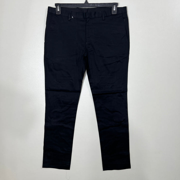 TOPMAN SLIM FIT COTTON CHINO PANT WITH STRETCH BLACK