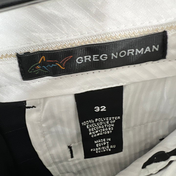 GREG NORMAN CHECKERED GOLF SHORT
