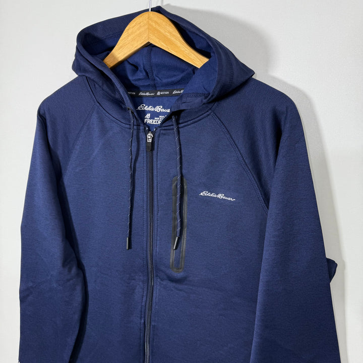 EDDIE BAUER FREEDRY SPORT JACKET INNER FLEECE WITH HOOD