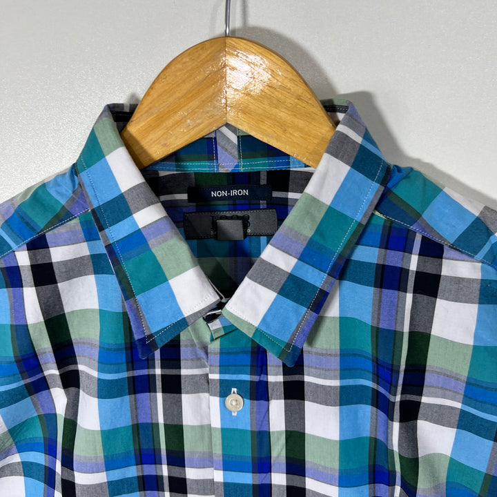 SADDLEBRED NON IRON CHECKERED SHIRT