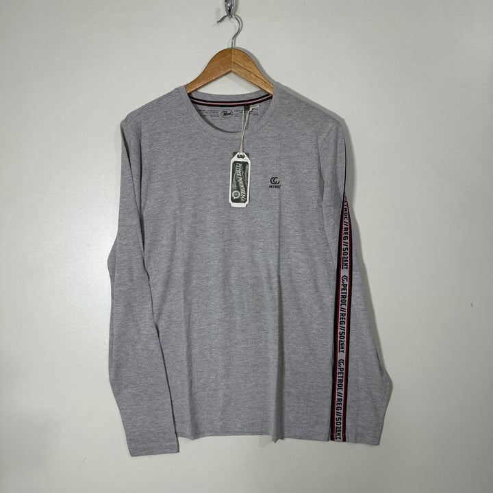 PETROL LONG SLEEVES COTTON TSHIRT BRAND NEW