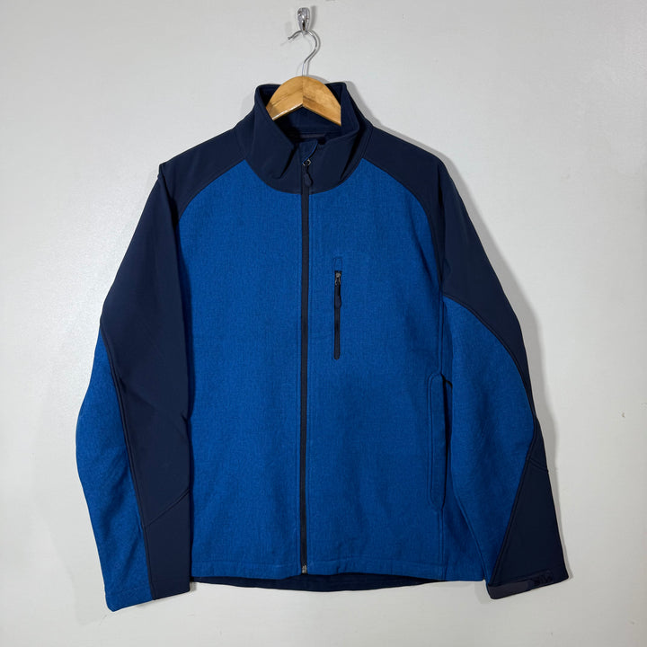 KIRKLAND SOFT SHELL WINDBREAKER JACKET INNER FLEECE