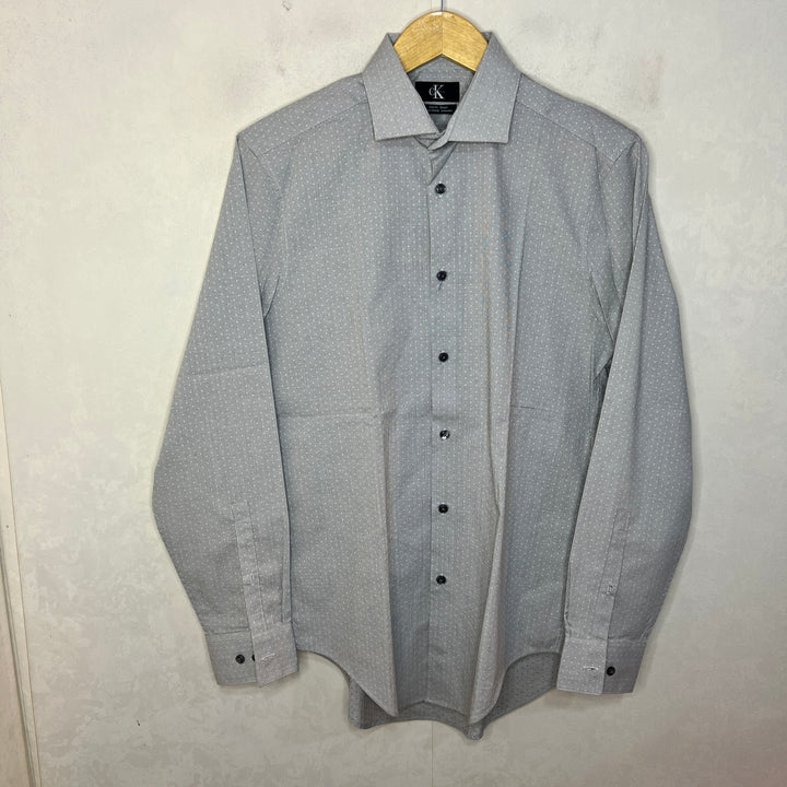 CALVIN KLEIN SLIM FIT FORMAL COTTON SHIRT WITH STRETCH