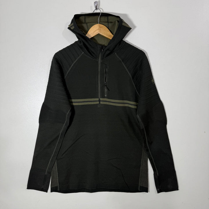 SMARTWOOL HALF ZIP WOOL HOODIE BRAND NEW