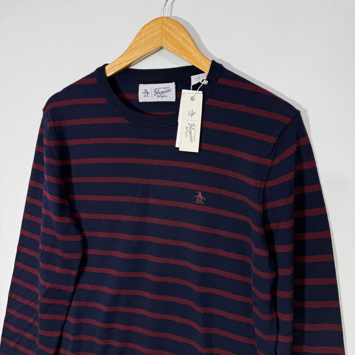 PENGUIN MADE IN ITALY MERINO WOOL SWEATER BRAND NEW