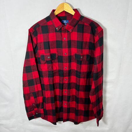 GEORGE BUTTON DOWN FLANNEL SHIRT