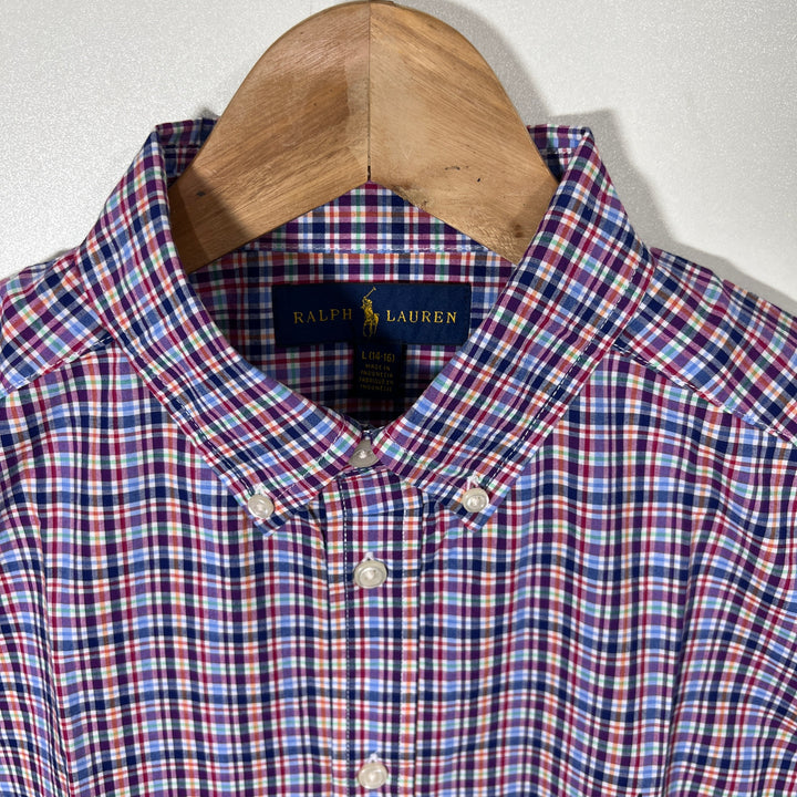RALPH LAUREN POLO BUTTON DOWN SEMI FORMAL SHIRT