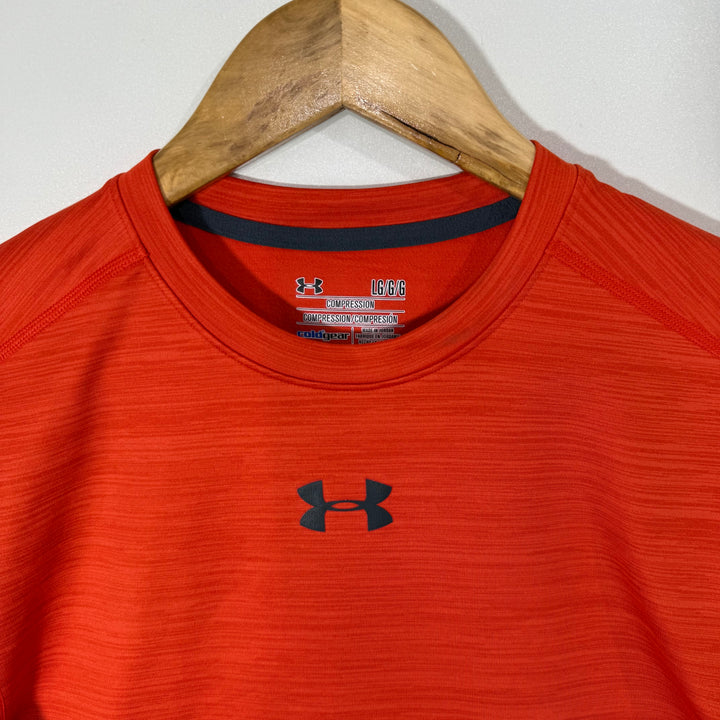 UNDER ARMOUR COLDGEAR LONG SLEEVES SPORT COMPRESSION TSHIRT INNER FLEECE