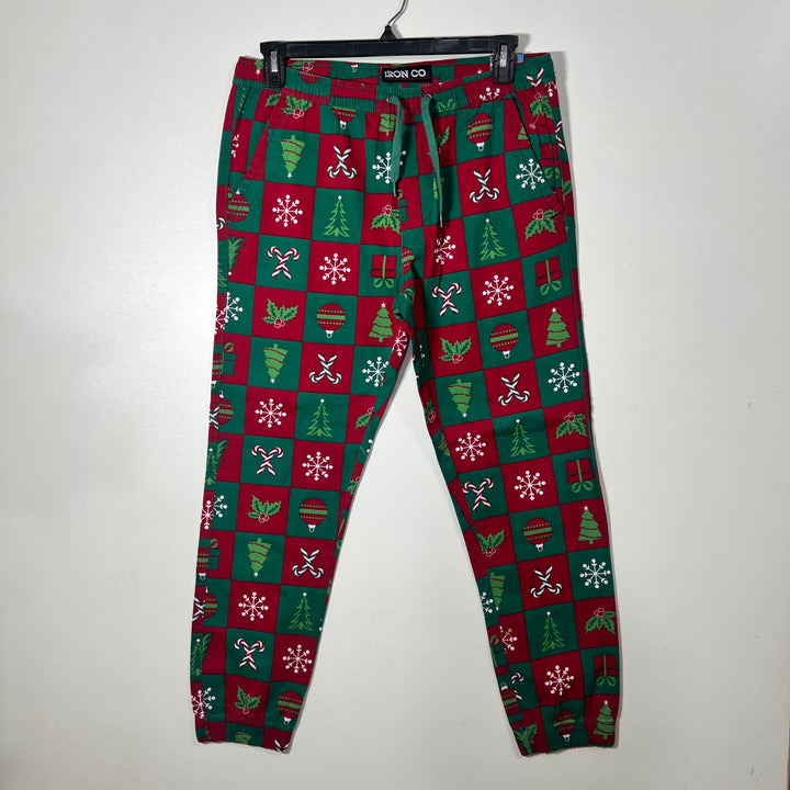 IRON CO PRINTED COTTON JOGGER PANT