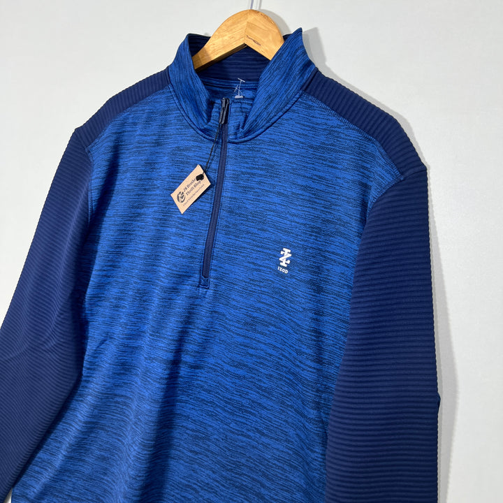 IZOD GOLF SPORT PULLOVER INNER FLEECE WITH STRETCH