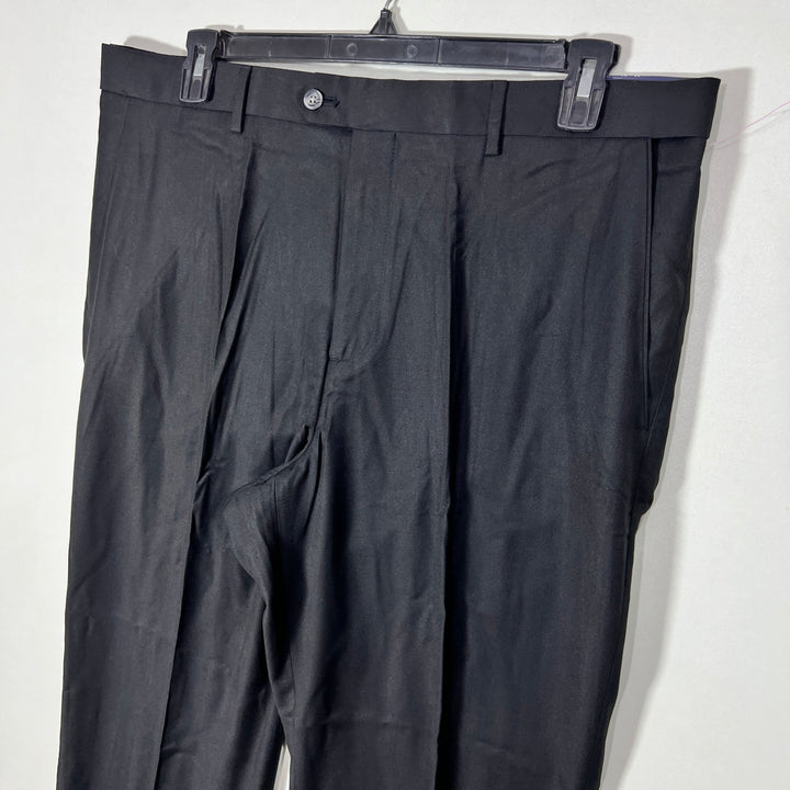 CROFT & BARROW LOOSE FIT FLAT FRONT COMFORT DRESS PANT BRAND NEW WITH STRETCH