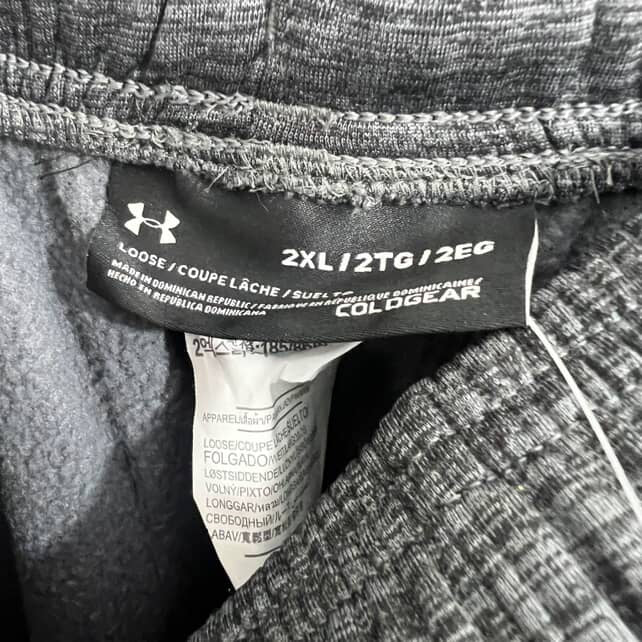 UNDER ARMOUR COLDGEAR LOOSE FIT SPORT TROUSER INNER FLEECE BRAND NEW CHARCOAL GREY COLOUR