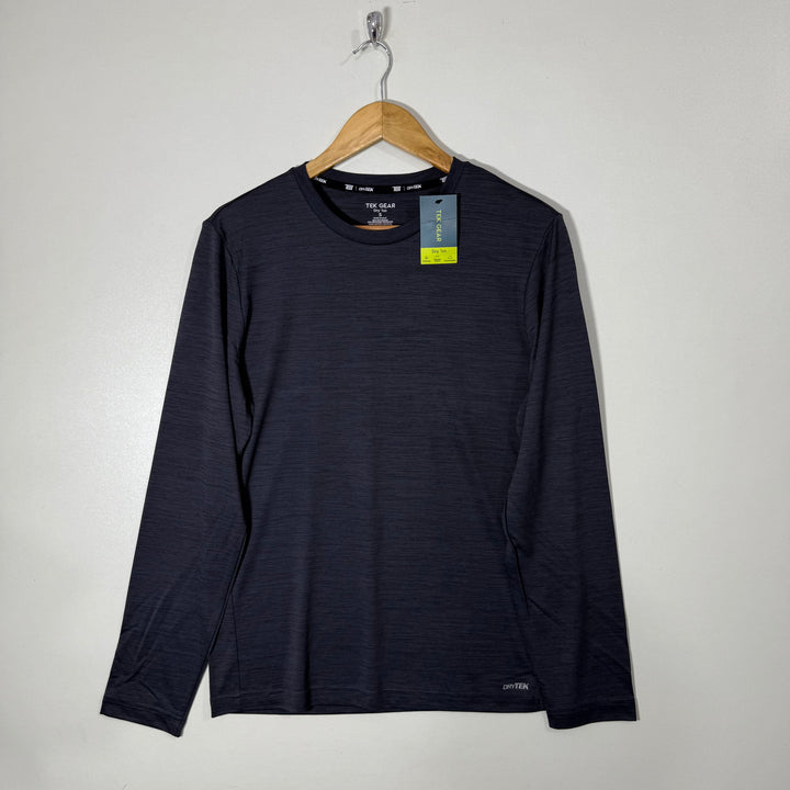 TEK GEAR DRY TEK LONG SLEEVES SPORT TSHIRT BRAND NEW DARK GREY COLOUR