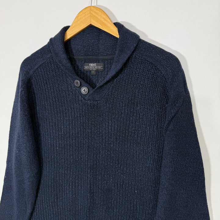NEXT SHAWL COLLAR KNITWEAR SWEATER