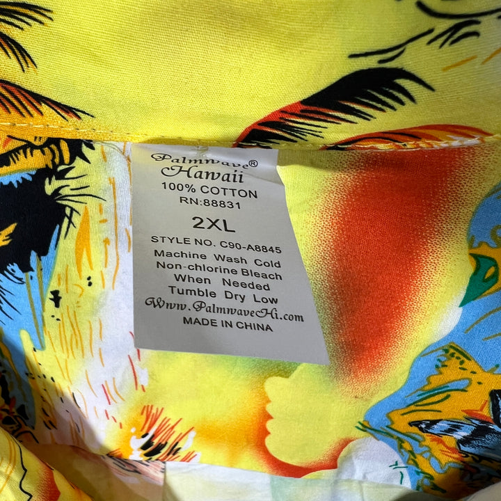 PALMWAVE SAFARI COLLAR HALF SLEEVES HAWAI SHIRT