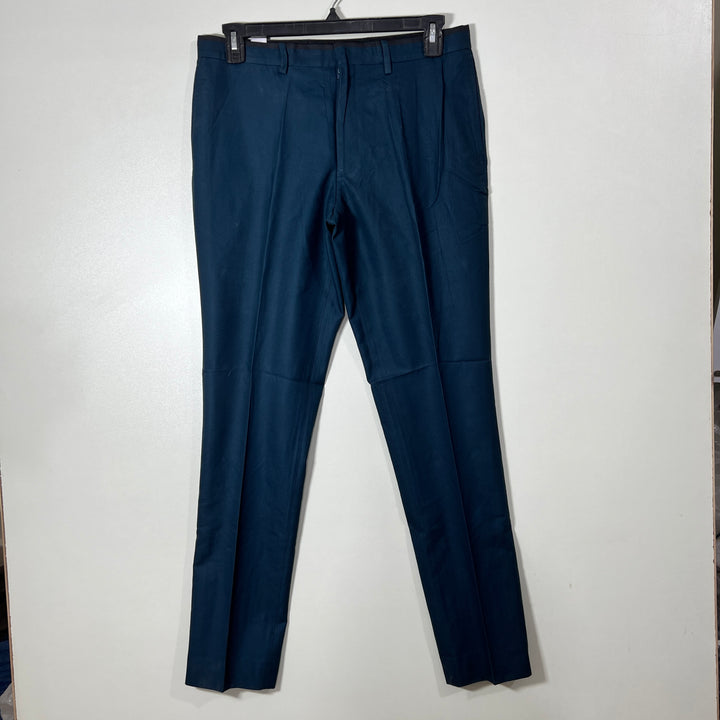 NEXT SLIM GIT DRESS PANT WITHOUT STRETCH GREEN COLOUR