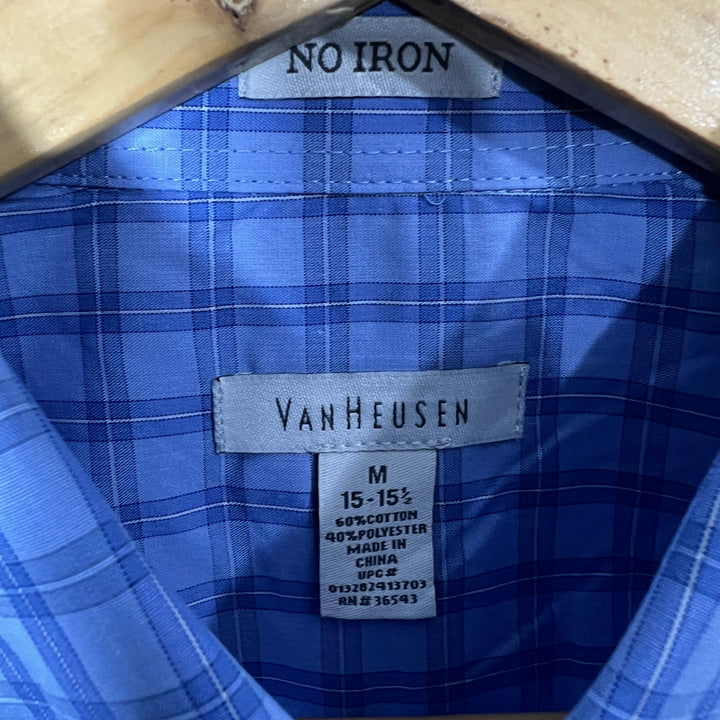 VAN HEUSEN NO IRON BUTTON DOWN HALF SLEEVES SHIRT BRAND NEW