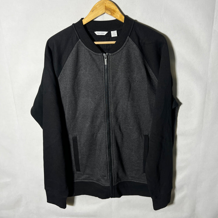 CALVIN KLEIN BEN COLLAR FLEECE JACKET