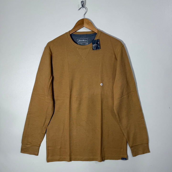 EDDIE BAUER KNITWEAR LONG SLEEVES COTTON TSHIRT BRAND NEW