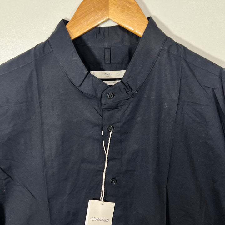 MANGO BEN COLLAR SHIRT BRAND NEW WITH STRETCH
