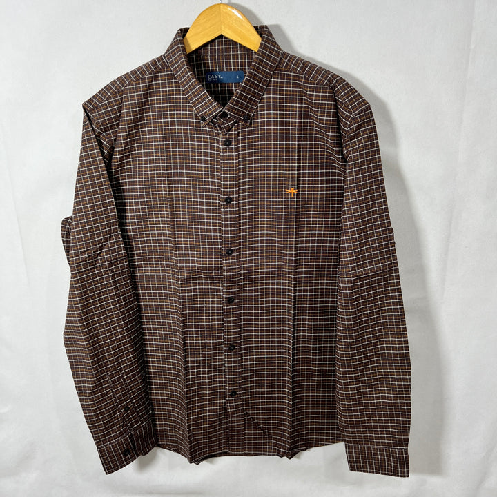 EASY BUTTON DOWN OXFORD COTTON SHIRT