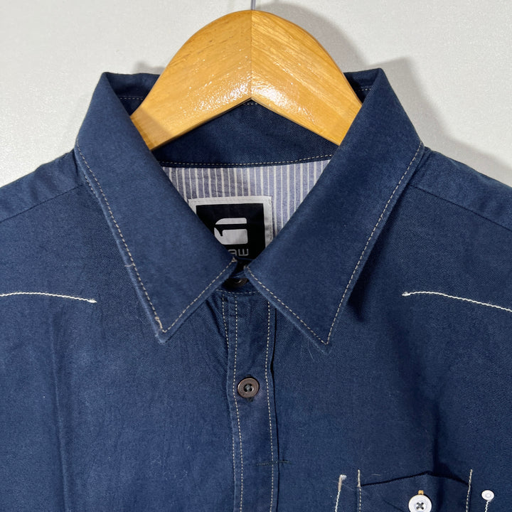 G STAR RAW CASUAL COTTON SHIRT