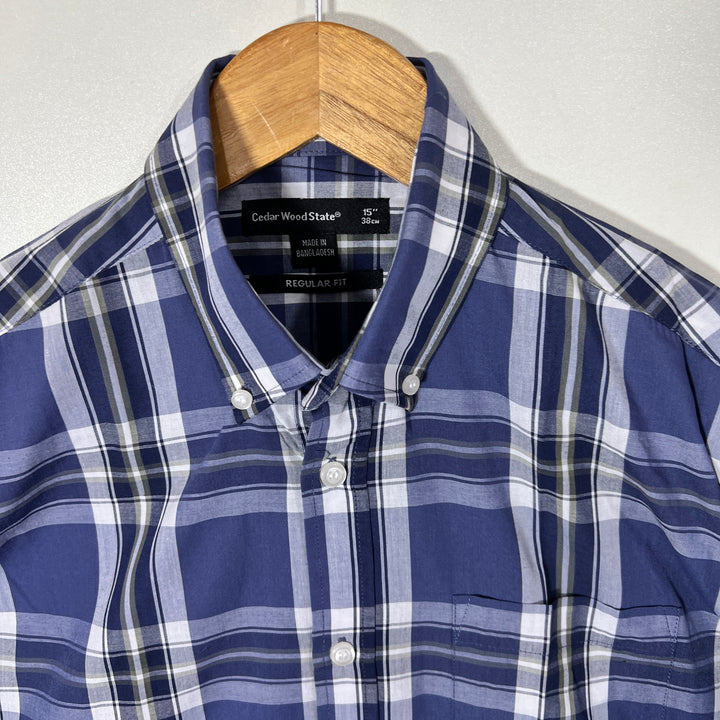 CEDAR WOOD STATE BUTTON DOWN CASUAL COTTON SHIRT