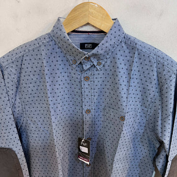 F&F BUTTON DOWN PRINTED SHIRT BRAND NEW - JS BROTHERS 