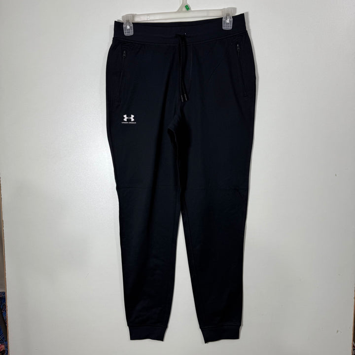 UNDER ARMOUR SPORT TROUSER INNER FLEECE WITH SIDE ZIP POCKETS BLACK COLOUR