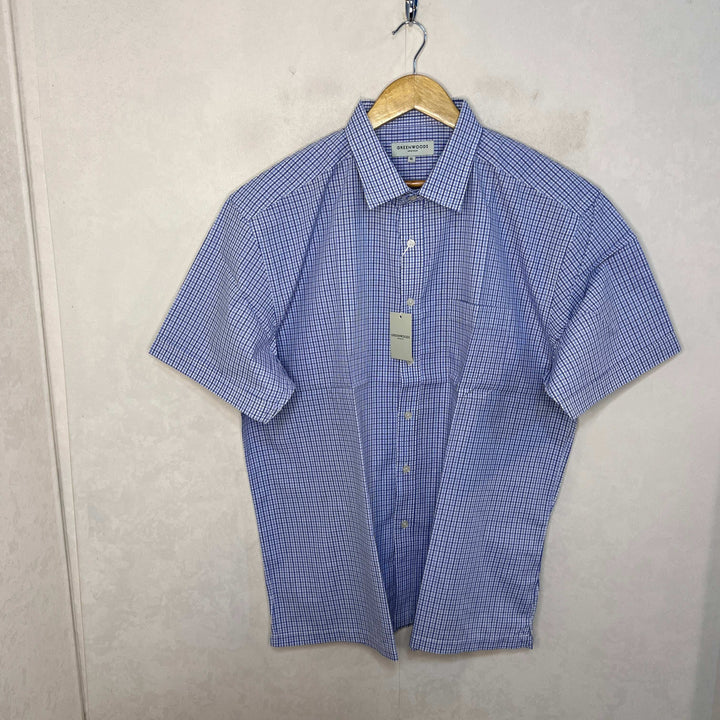 GREENWOODS HALF SLEEVES COTTON SHIRT BRAND NEW - JS BROTHERS 