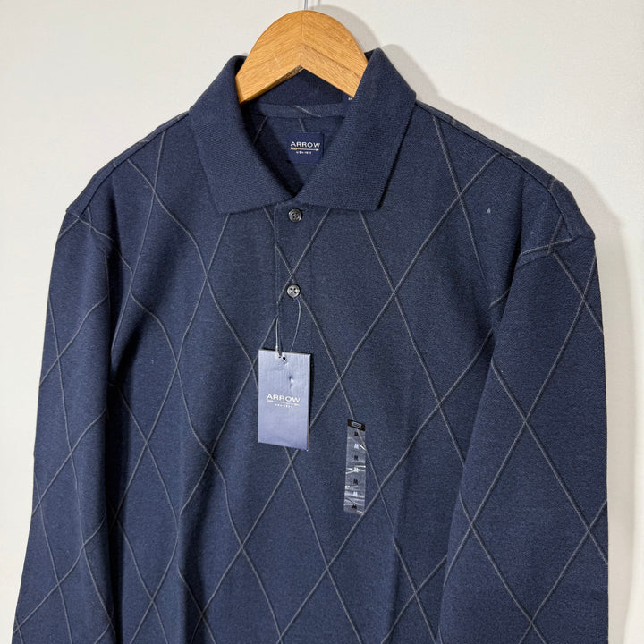 ARROW LONG SLEEVES COTTON POLO TSHIRT BRAND NEW
