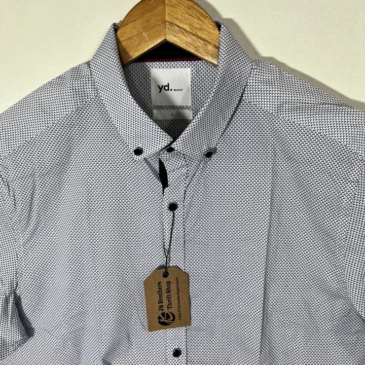 YD SLIM FIT BUTTON DOWN HALF SLEEVES SHIRT