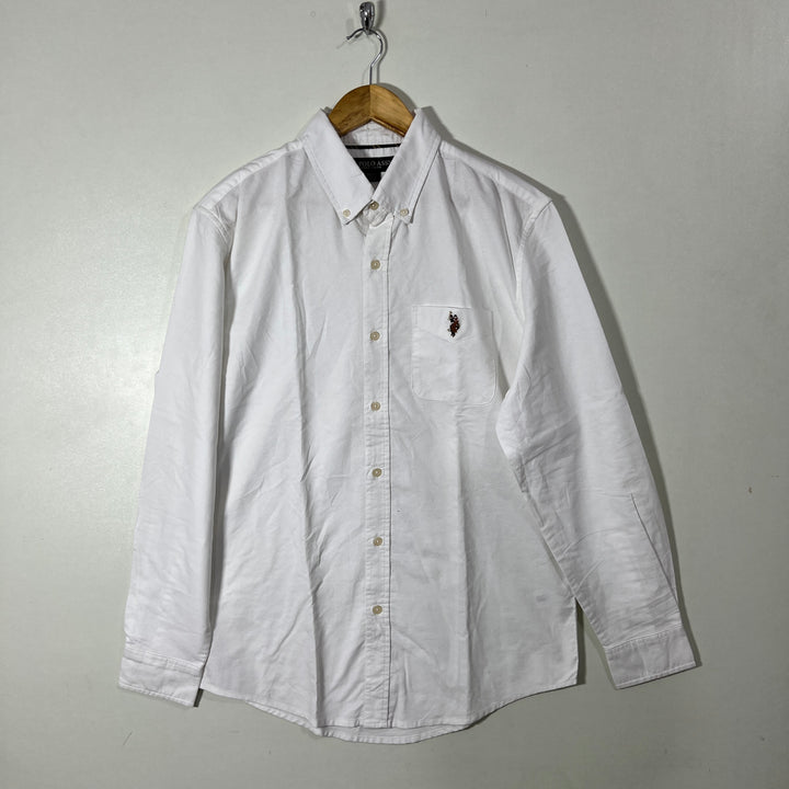 US POLO ASSN BUTTON DOWN OXFORD COTTON SHIRT