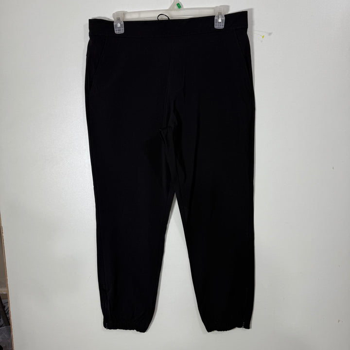 MEMBERS MARK HYBRID PARACHUTE TRAVEL JOGGER TROUSER BLACK COLOUR WITH STRETCH