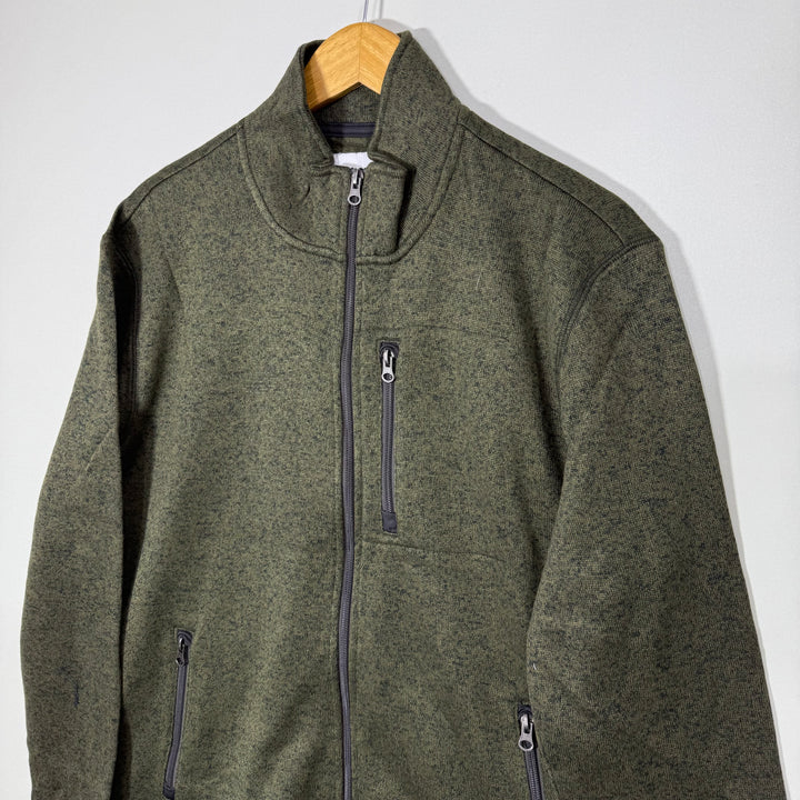 SONOMA KNITED FULL ZIP SWEATER INNER FLEECE