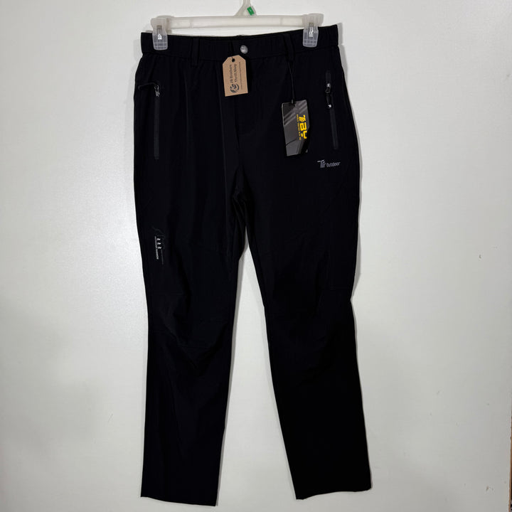 TRAVELS TOGETHER WITH YOU OUTDOOR SPORTS SLIM FIT HYBRID PARACHUTE SPORT TROUSER BRAND NEW WITH SIDE ZIP POCKETS BLACK COLOUR