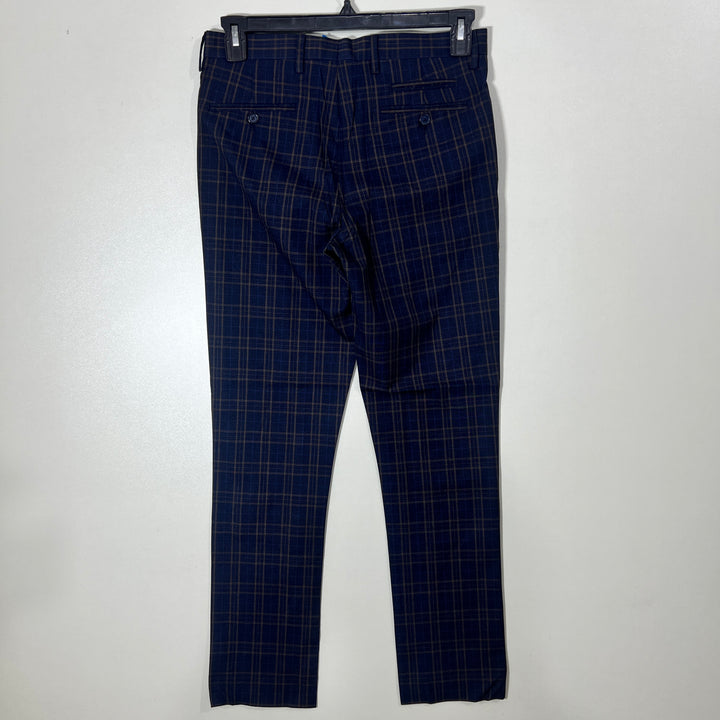 MURANO EVAN FIT ULTIMATE MODERN COMFORT CHECKERED DRESS PANT WITH STRETCH
