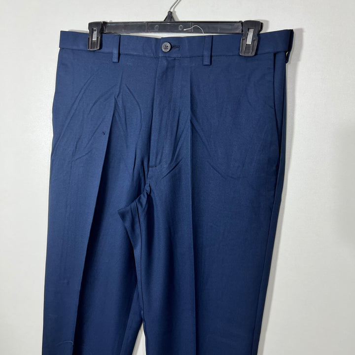 HAGGAR COOL 18PRO PERFORMANCE PANT WITH STRETCH BLUE COLOUR